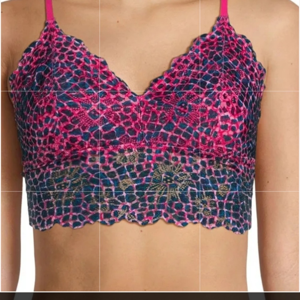 Lace Bralette-Junior Size XXL Adjustable razorback  removable pads -NWT